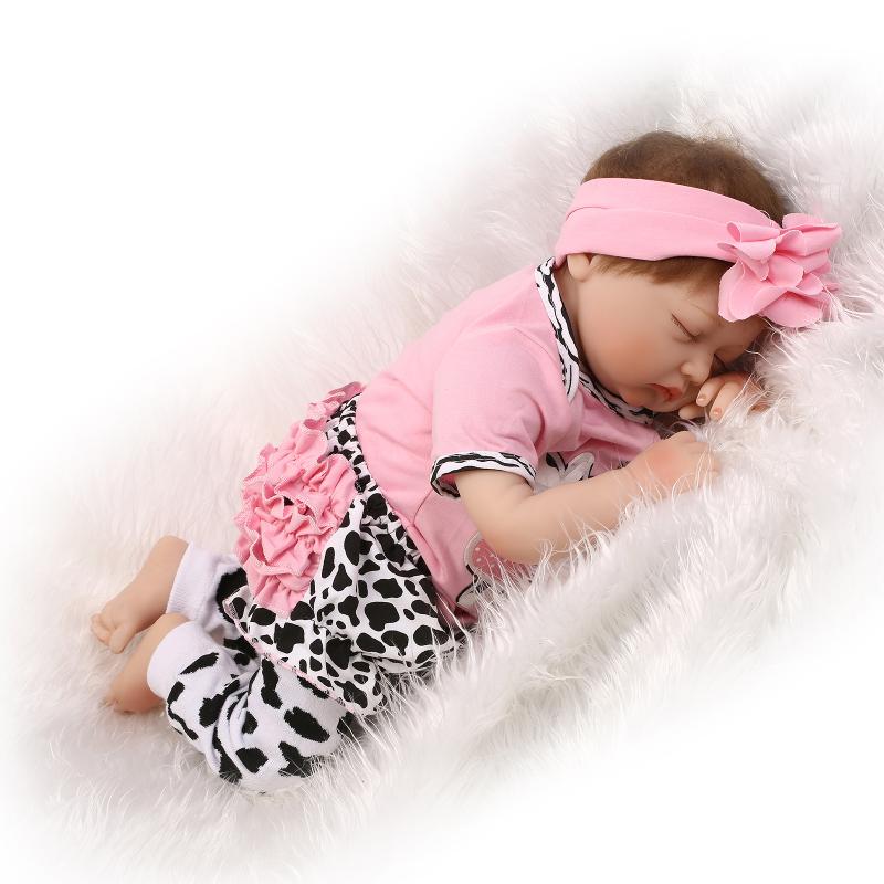 reborn baby doll sleeping