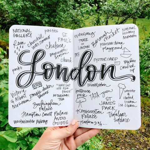 London travel journal