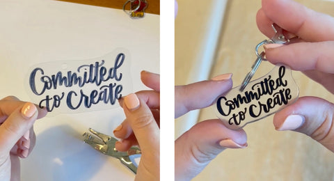 Hand Lettering on Shrinky Dinks – Hand Lettered Design