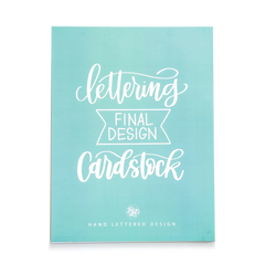 Lettering Final Design Cardstock