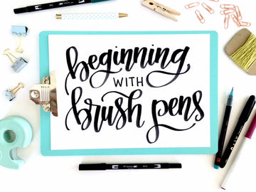 Intro to Brush & Faux Calligraphy Workbook DOWNLOAD — SHESHE DESIGN