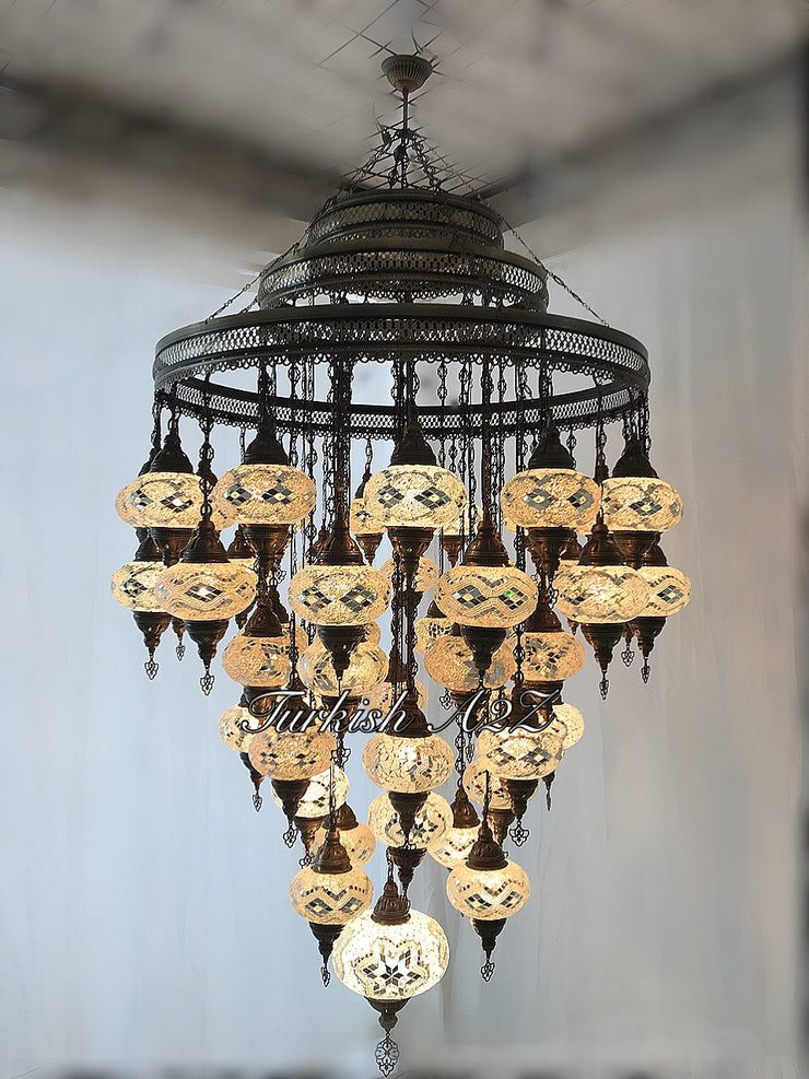 large turkish chandelier