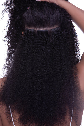 kinky curly tape in extensions