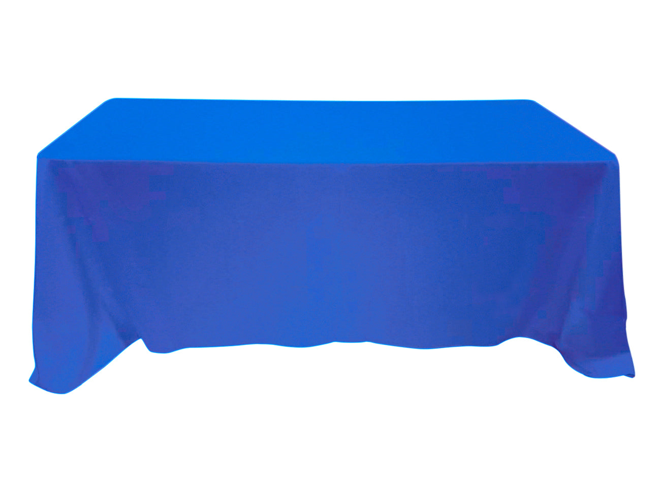 blue table cloth