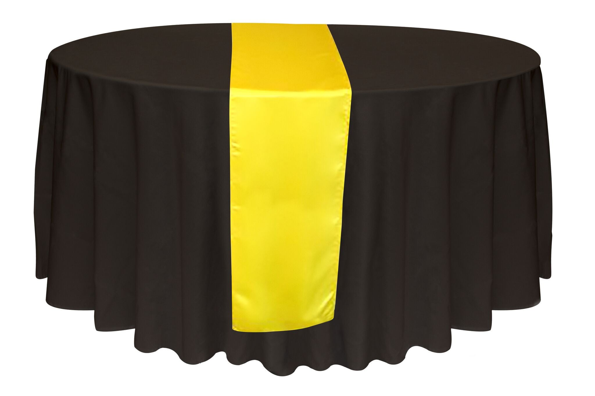 yellow table runner