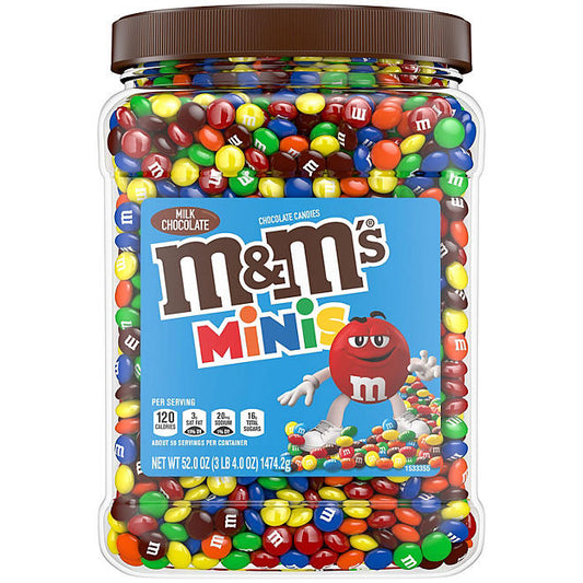 M&M'S Chocolate Candy, Peanut, 62 oz Jar