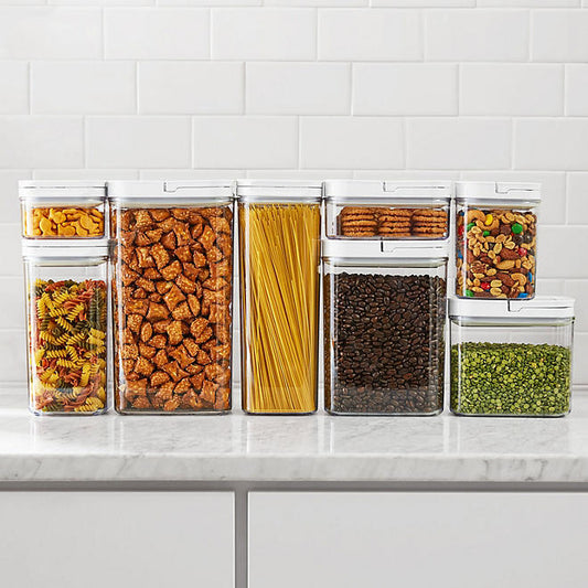 New Member's Mark 4 Piece Airtight Fliplock Storage Containers. Perfect  for kitchen or pantry storage. Easily stackable and airtight seal with an  oversized 15-cup capacity. - Rocky Mountain Estate Brokers Inc.
