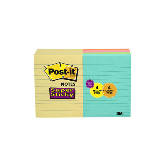  Post-it Super Sticky Mini Meeting Chart 577SS, 38.1 cm x 45.7  cm, 20 Sheets/Pad, 1 Pad, Suitable for Home Learning and Virtual Meetings :  Office Products
