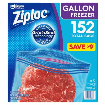 Ziploc Slider Storage Bags 166 Count Variety Pack: Quart 96 ct Gallon 70 ct