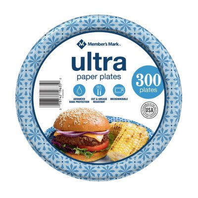 Member's Mark 10 1/16 in Ultra Plates, 204 Count