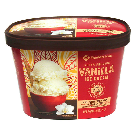 Delicious® Vanilla Ice Cream - 5 qt. bucket - Sam's Club