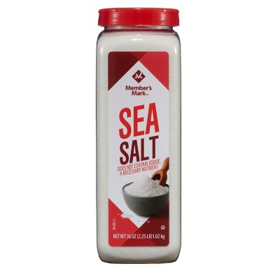 Kirkland Signature Sea Salt, Grinder with Refill, 13 oz, 2 ct