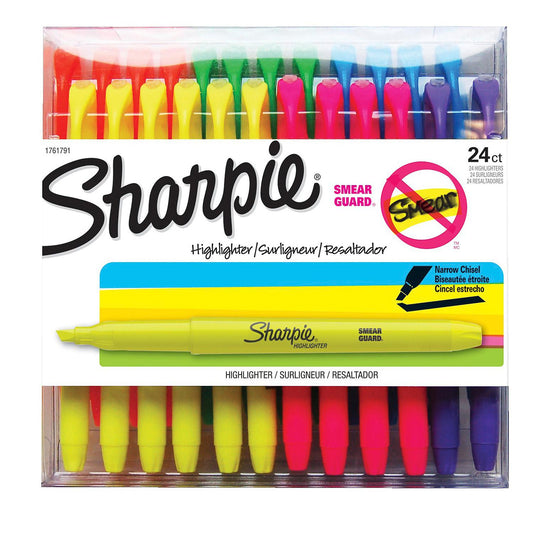 Sharpie - Permanent Marker, Fine, Assorted Colors , 24 Count – My Kosher  Cart