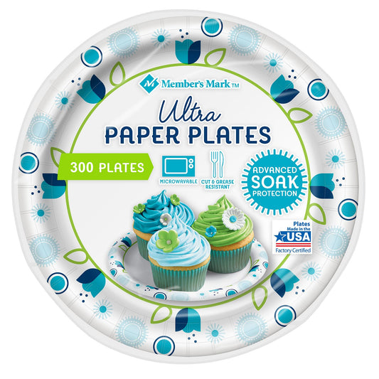 Super Strong Heavy-Duty Paper Plates, 9 (600 ct.) - Sam's Club