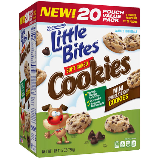 Keebler Bite Size Cookies made with Milk Chocolate M&M's Minis, 1.6 oz,  30-count