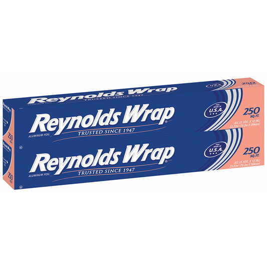 Reynolds Wrap 18 HEAVY DUTY ALUMINUM FOIL 150 Sq Ft/Roll, 2 Rolls Free  Shipping