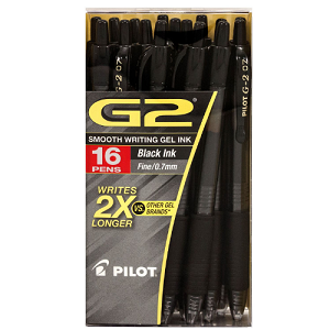 Pilot G2 Gel Ink Pens, Fine Point, Assorted Colors, 16 Count – My Kosher  Cart