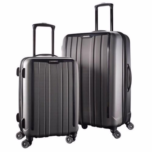 samsonite exoframe 2 piece set