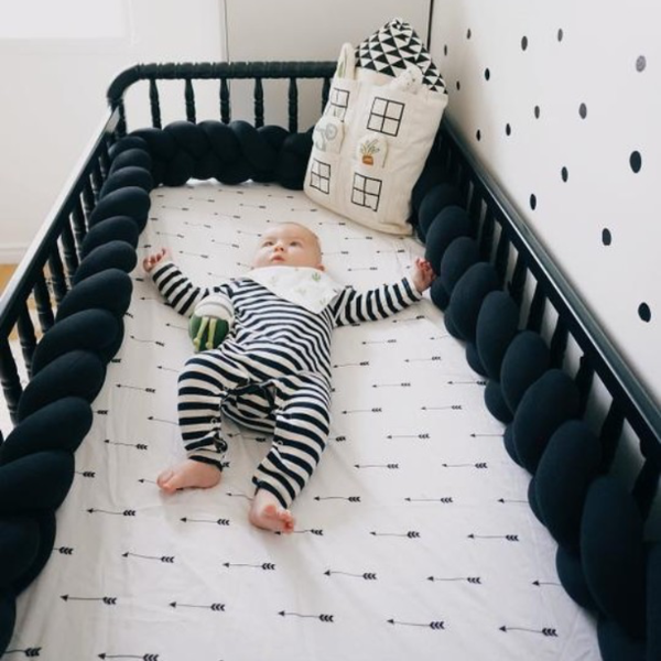 braided crib bumper canada