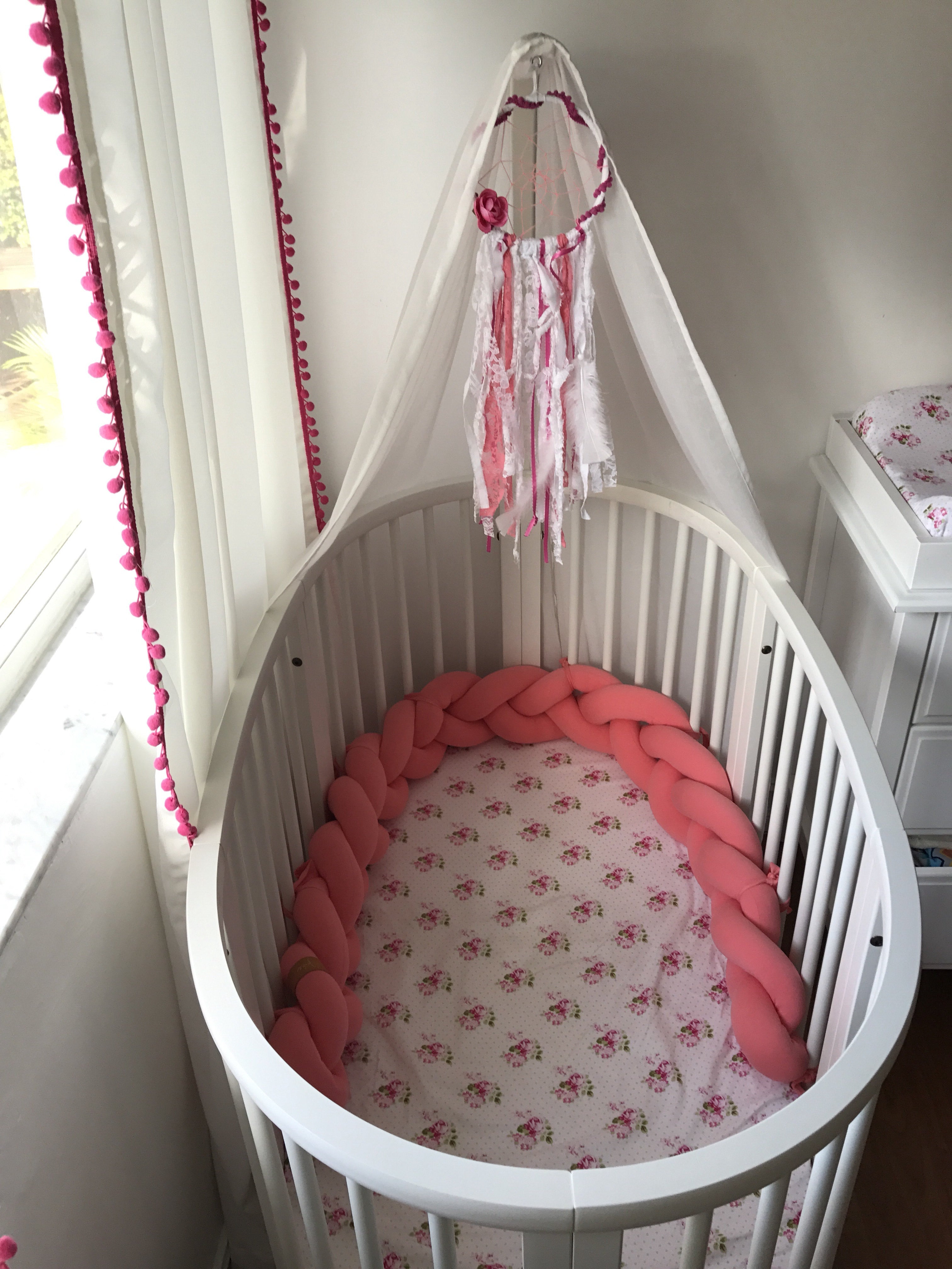 knotted crib bumper