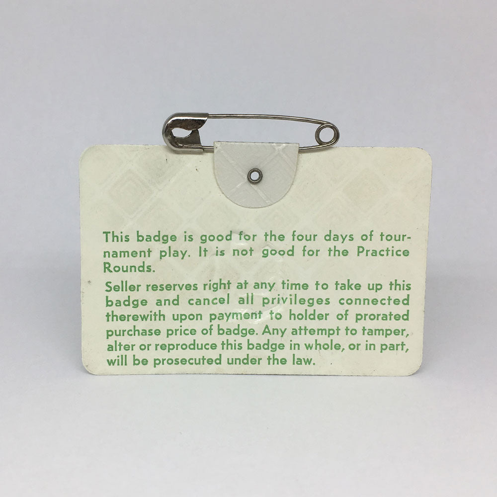 1978 Masters Badge Gary Player Augusta Golf Photos