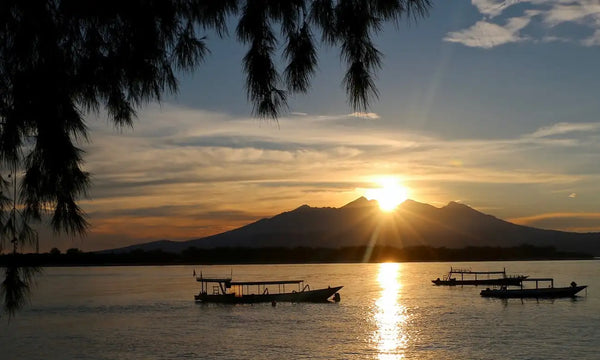 sunset di gili trawangan