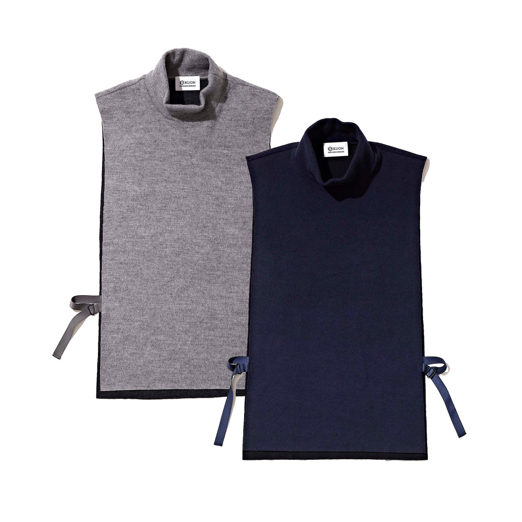 BRUSHED DOUBLE-FACE WOOL JERSEY High Neck Dickie