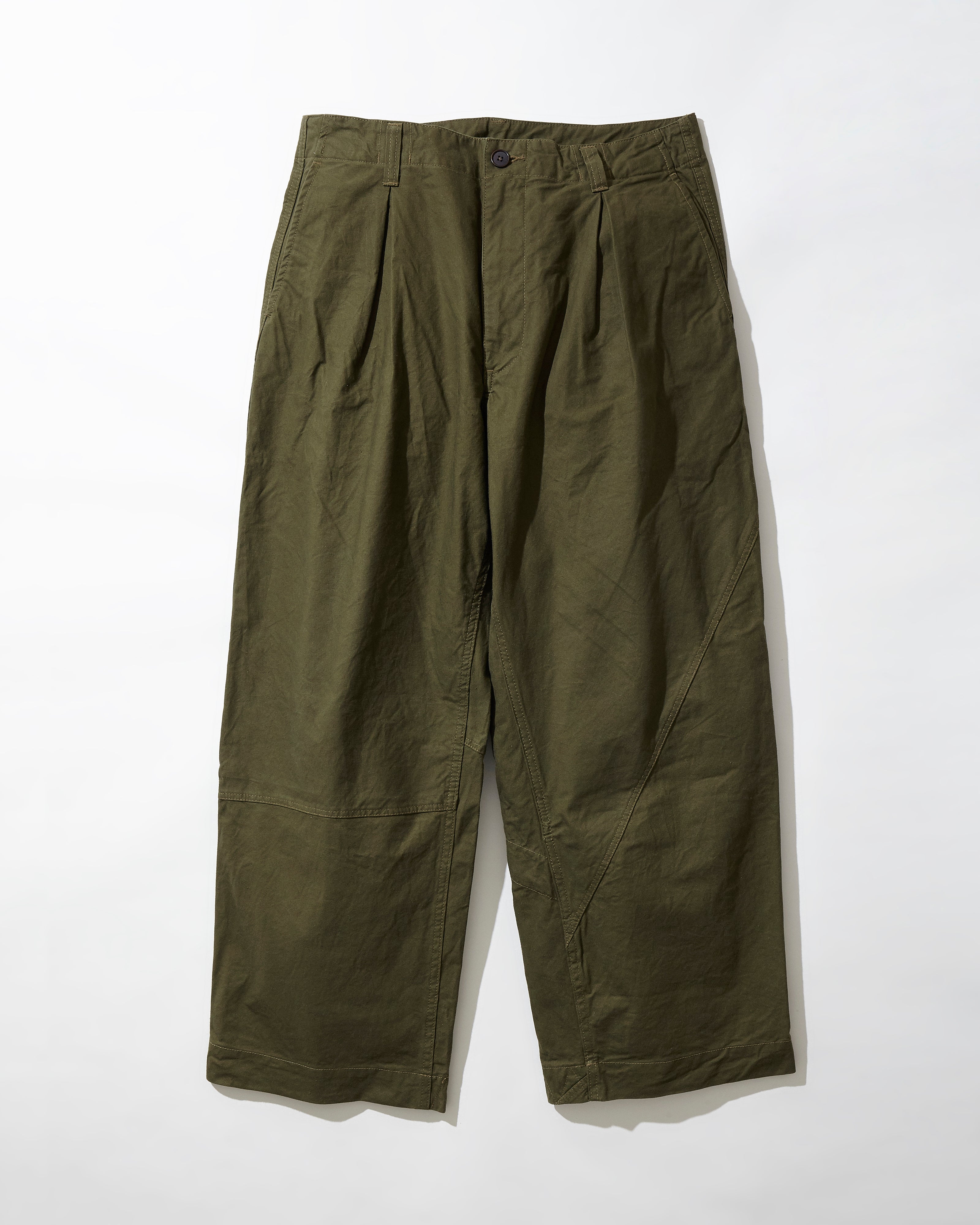 Poland Army Vintage Tent Cloth Wide Pants