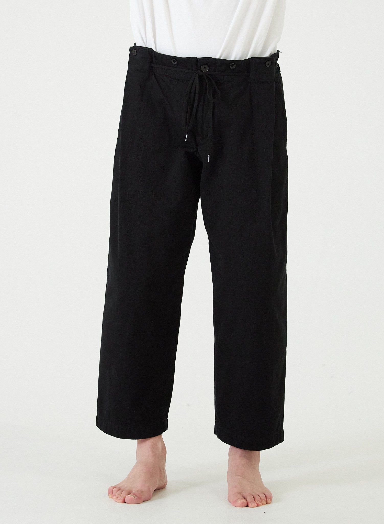 COTTON FLANNEL 2-Way Tuck Trousers