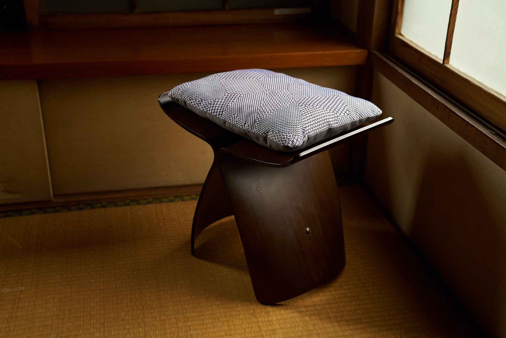 Butterfly Stool ZABUTON-MON SASHIKO-