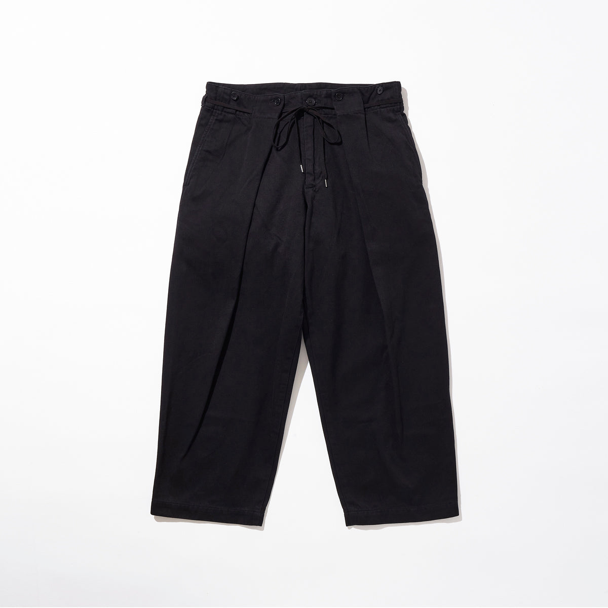 COTTON FLANNEL 2-Way Tuck Trousers