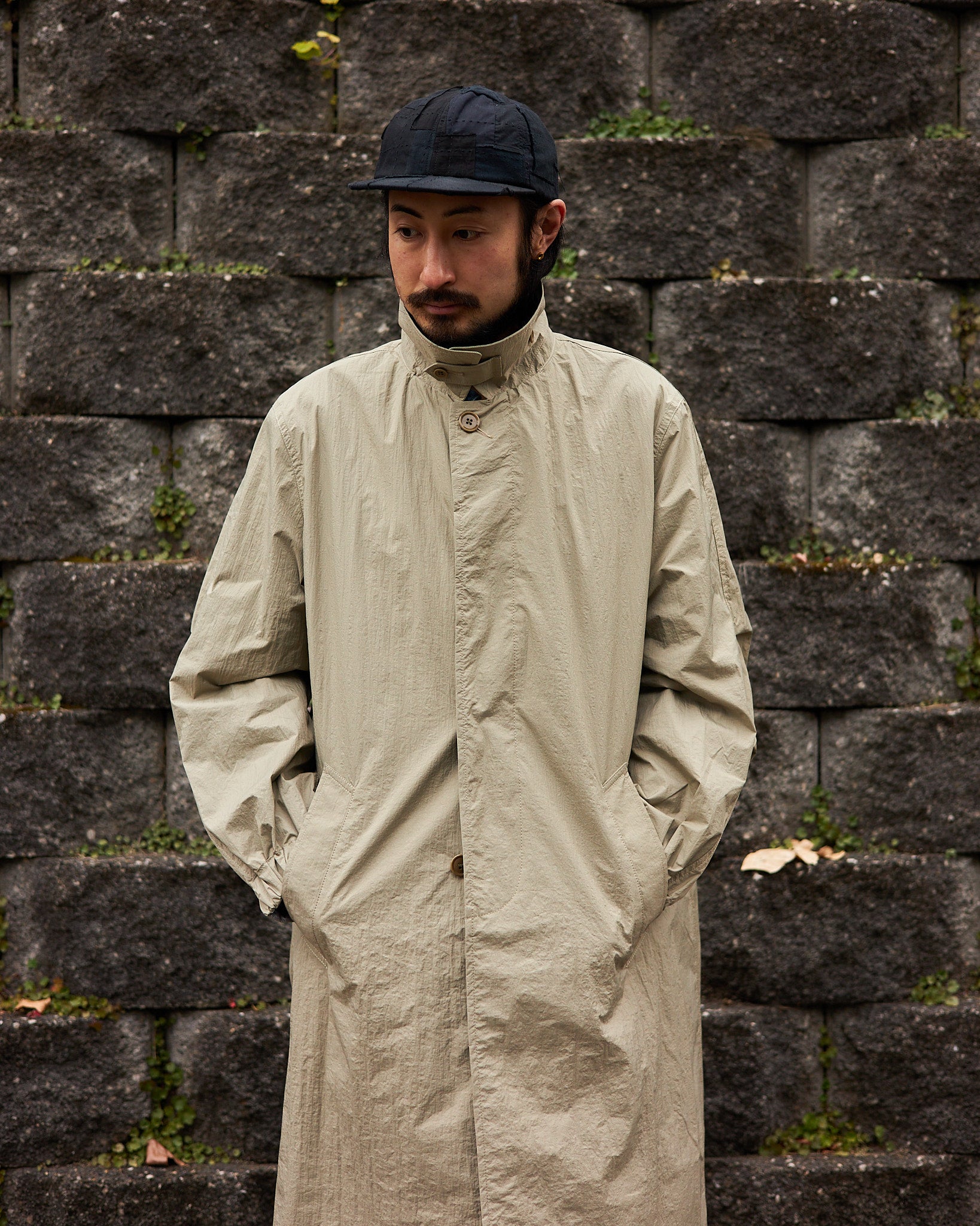 SALT SHRUNK NYLON Rain Coat