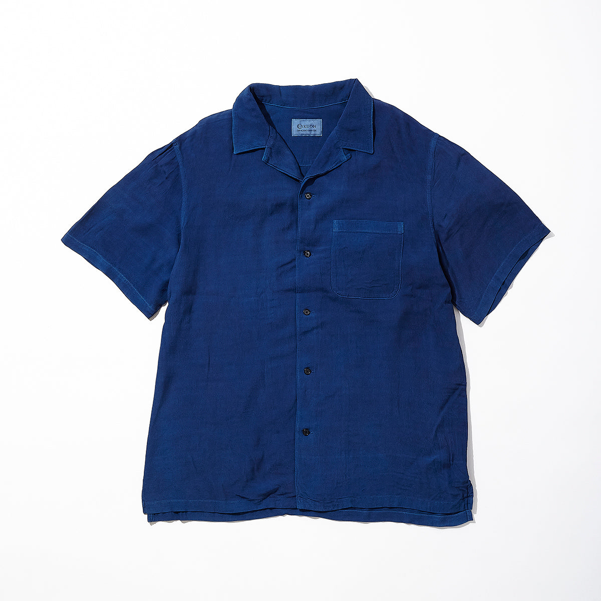 S/S Open Collar Shirt-AIZOME-