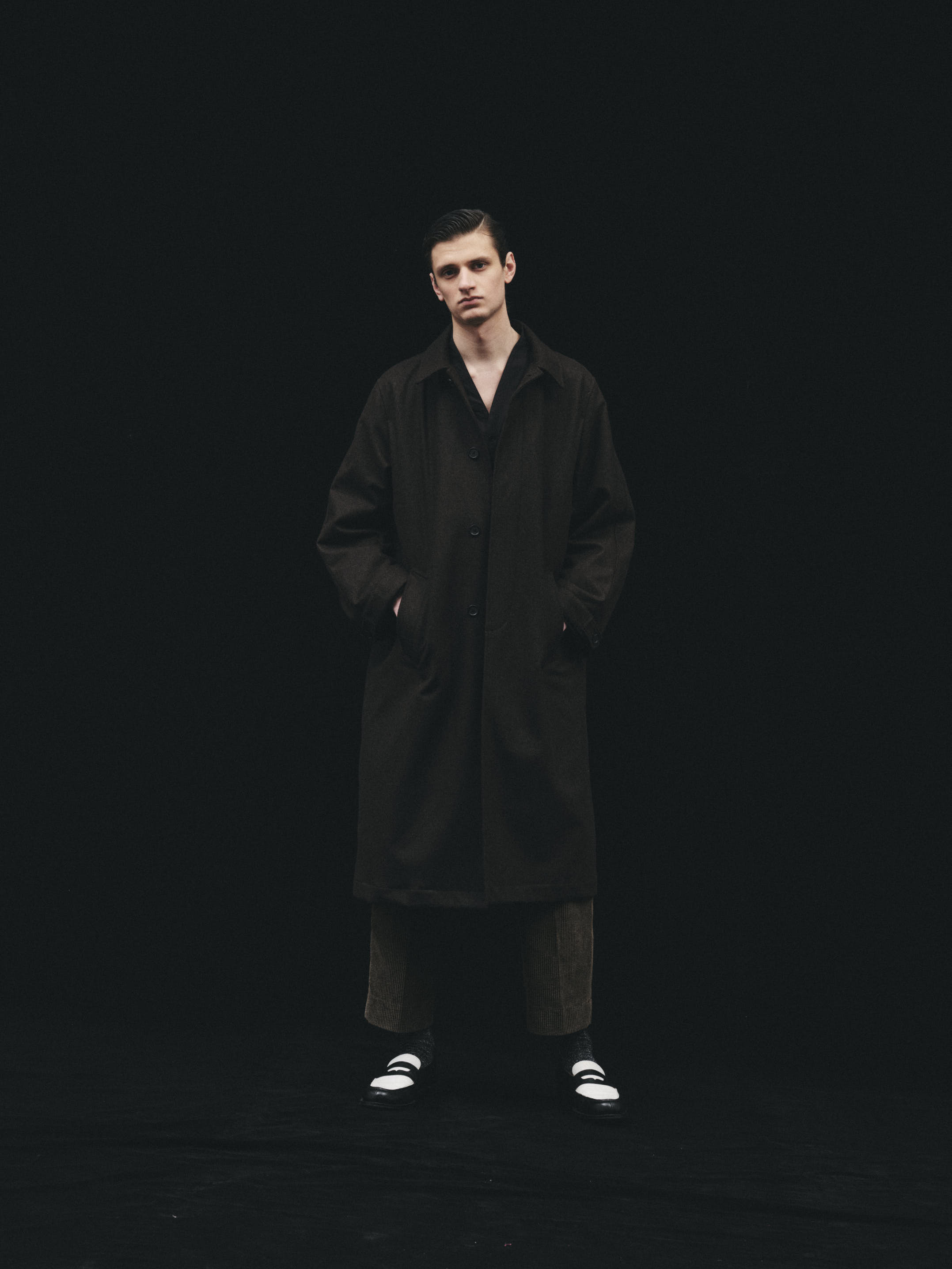 Wool Flannel Overcoat