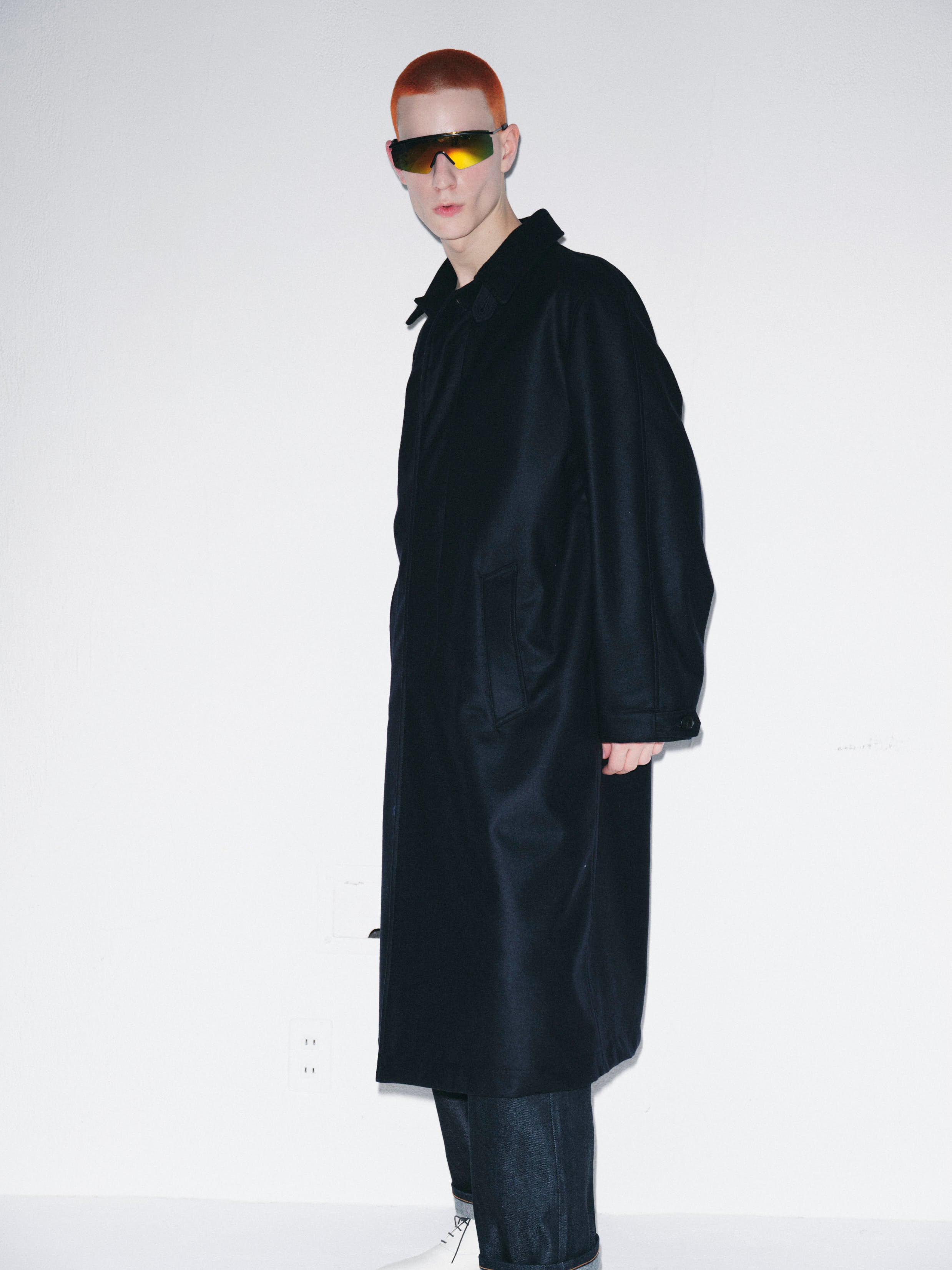 Wool Flannel Overcoat