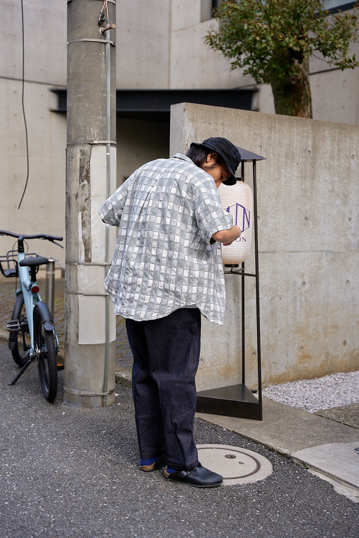 Yoshino Plaid Short Sleeves Shirt