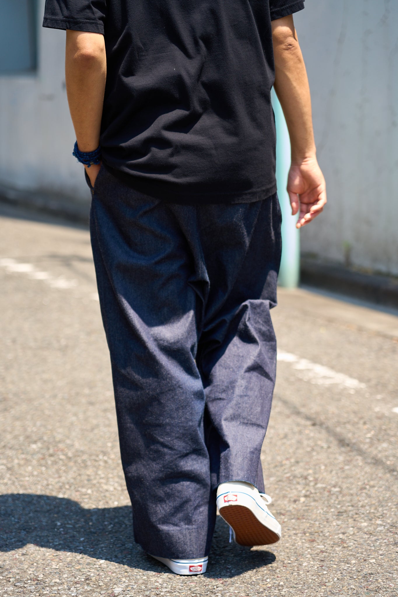 Indigo Denim Hakama Trousers