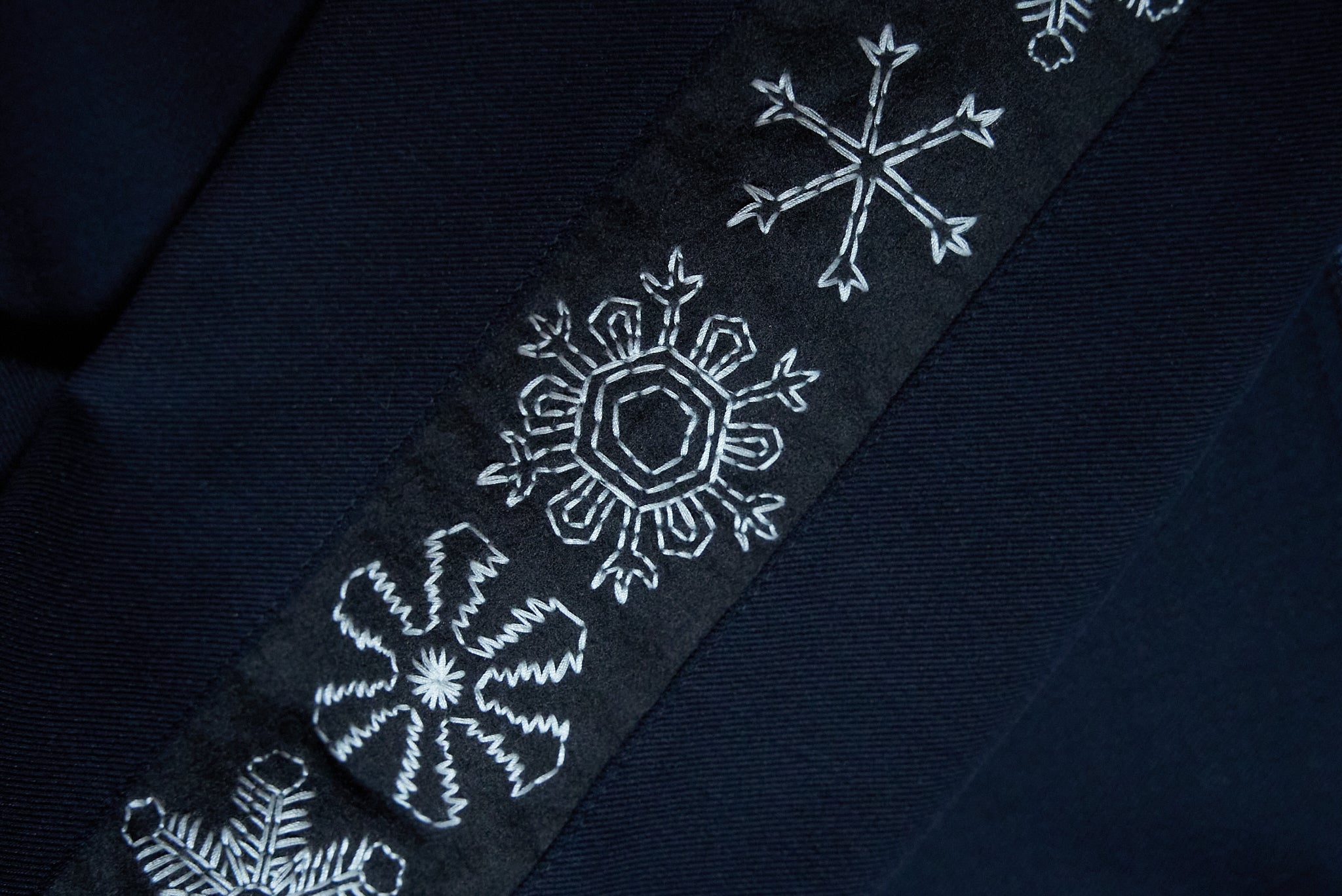 Snowflake embroidery
