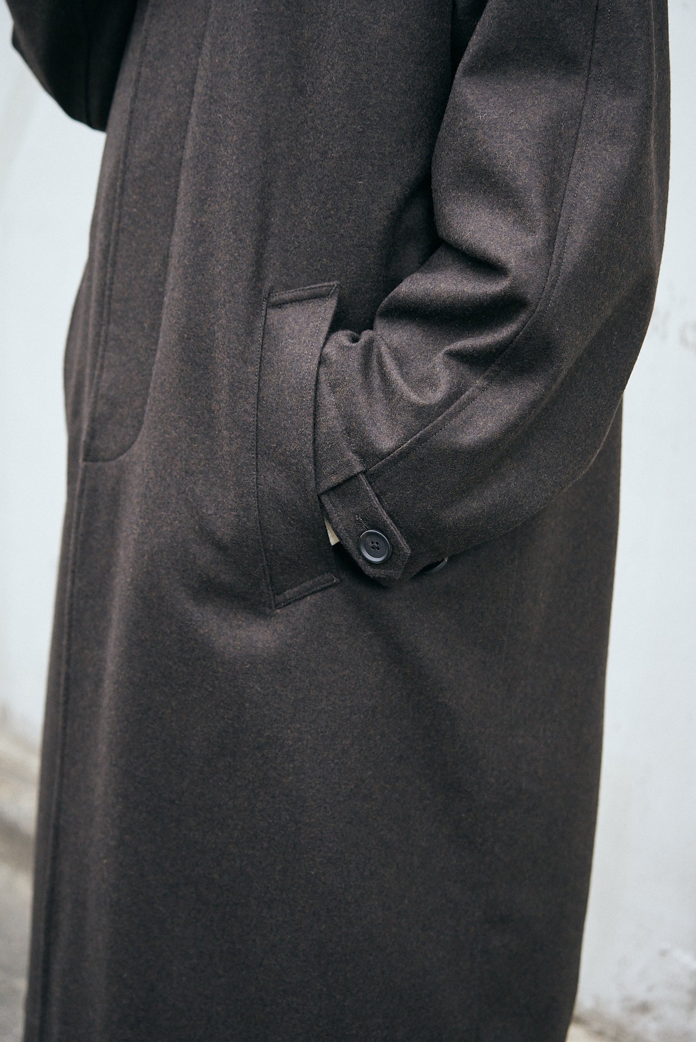 Wool Flannel Overcoat