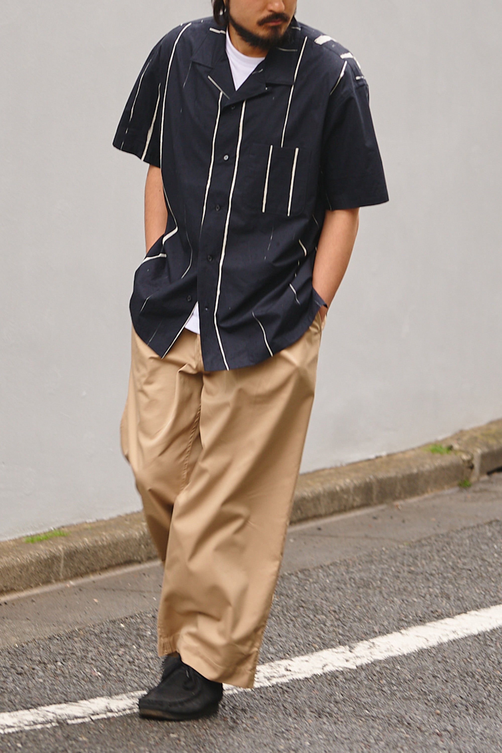 Arimatsu Sibori Camp Collar Shirt