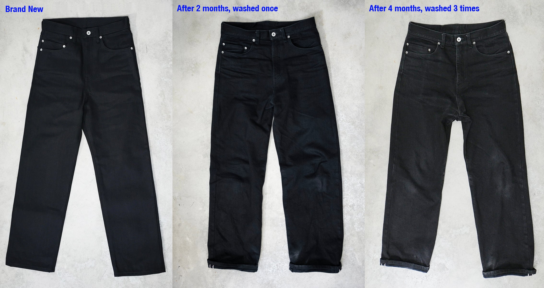 Black Jeans Ageing