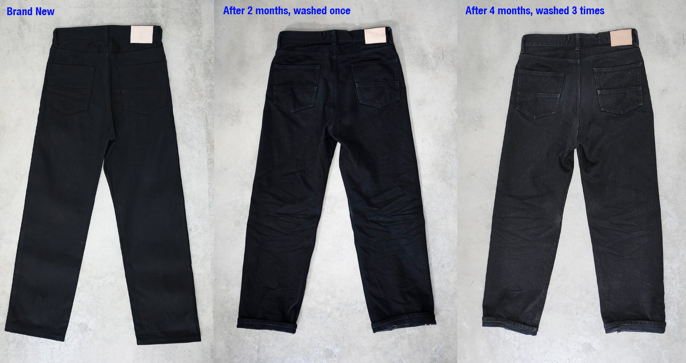 Black Jeans Ageing