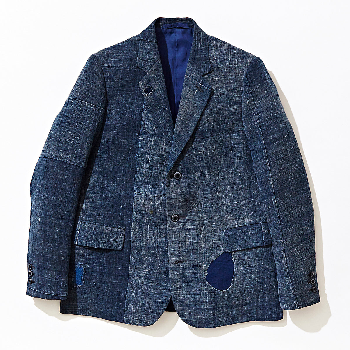 VINTAGE BORO PATCHWORK V-neck Jacket – KUON Tokyo