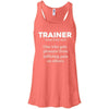 Trainer definition T-Shirts CustomCat Coral X-Small