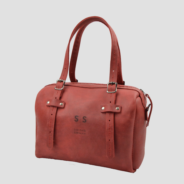 Premium Leather Priscilla Handbag 2.1  Red