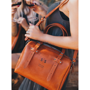 Premium Leather Priscilla Handbag 2.1 - Hazelnut