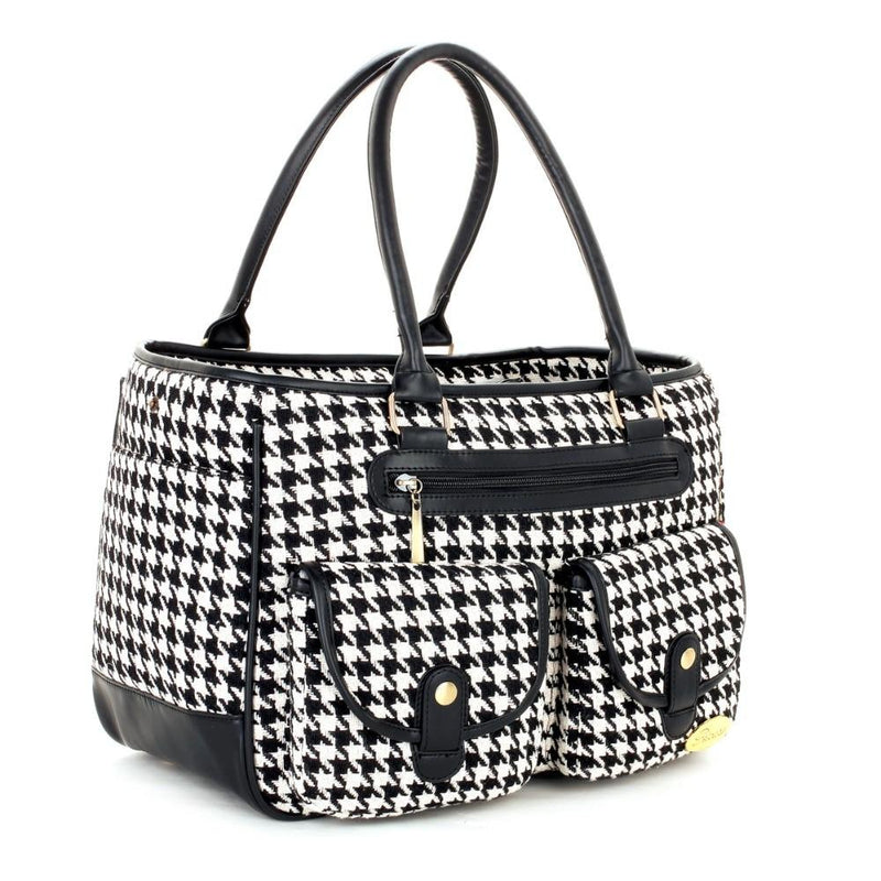 NYC Houndstooth Luxury Dog Carrier – Furbabeez