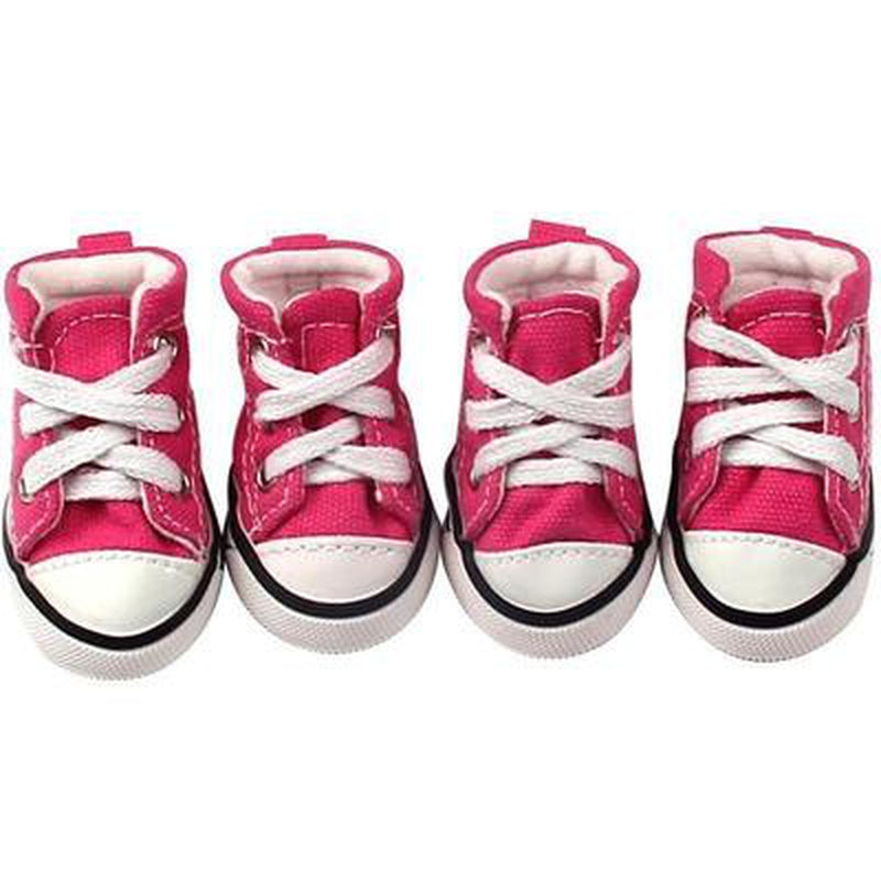 Converse Dog Shoes - Pink Denim – Furbabeez