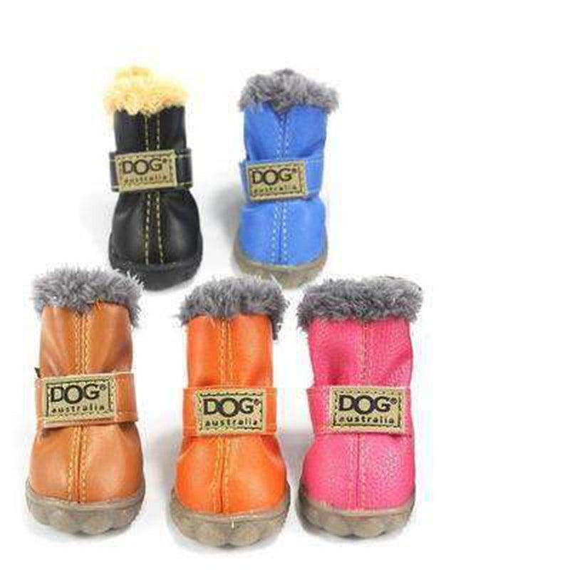 dog fur boots