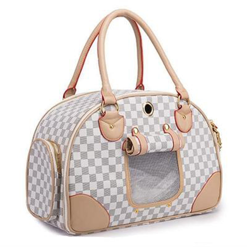 Chewy Vuitton Look Dog Carry Bag - Furbabeez Pet Boutique